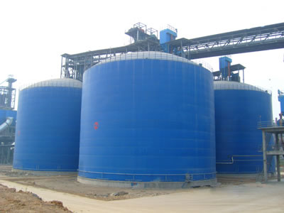 排湖风景区水泥钢板库改造